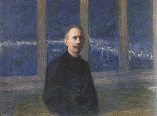 Eugene Jansson Self-Portrait Sweden oil painting art